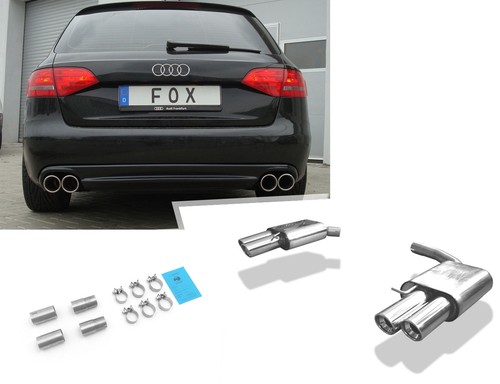 Duplex sportauspuff audi a4 - ,